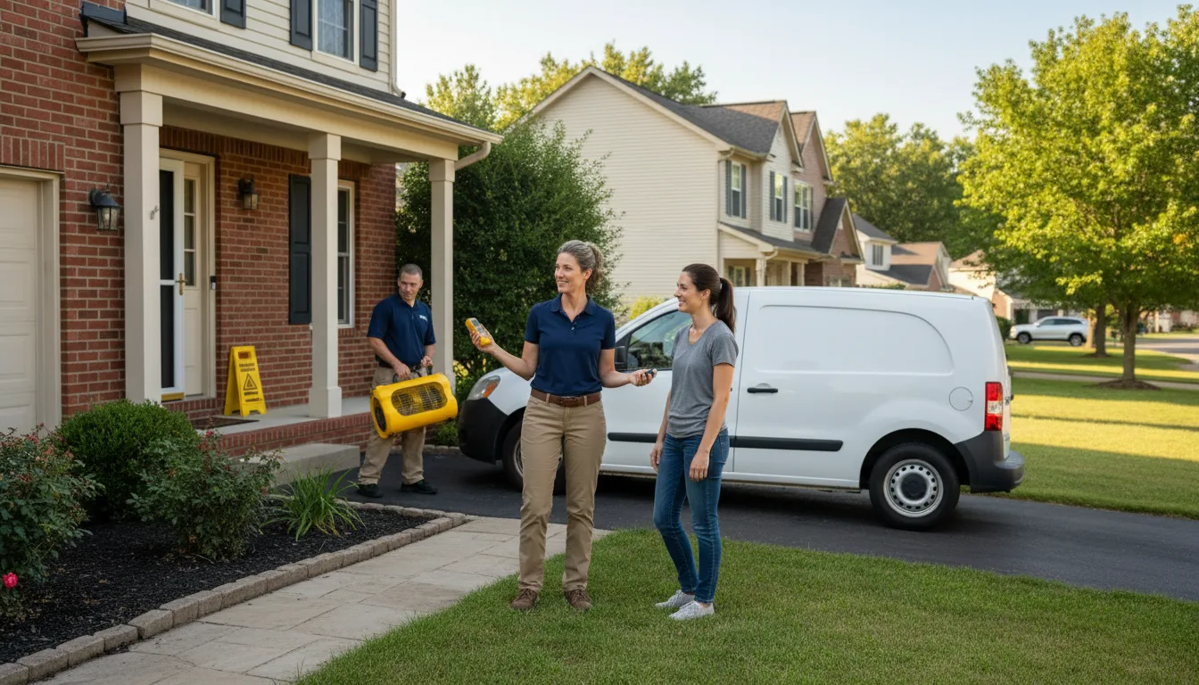Residential water damage restoration in Yuma, CO